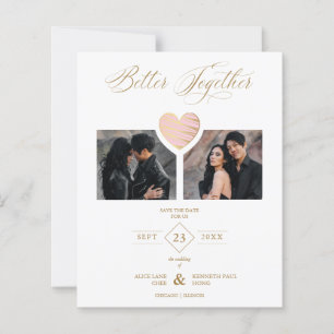 Mais barato Junto com o Coração 2 Fotos do Ouro Ro