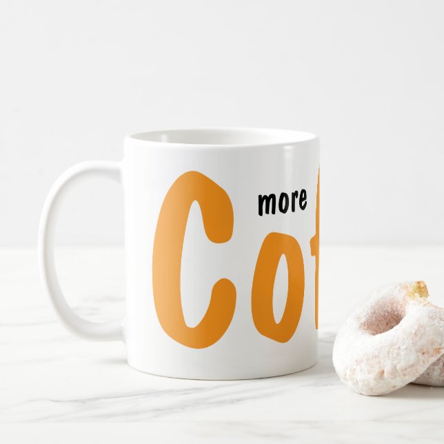 Mais Café Por Favor Canecas  (Com Donut)