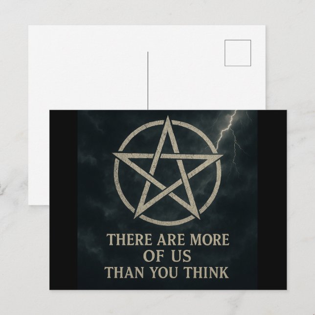 Mais cartões postais Wicca (Frente/Verso)