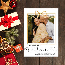 Mais Divertido Natal Anúncio de Gravidez