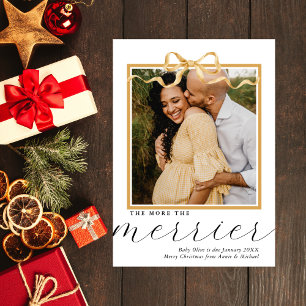 Mais Divertido Natal Anúncio de Gravidez