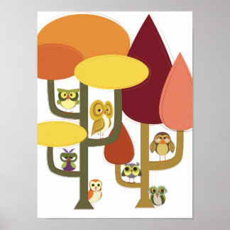 Mais do que um Hoot no Poster MCM Woods