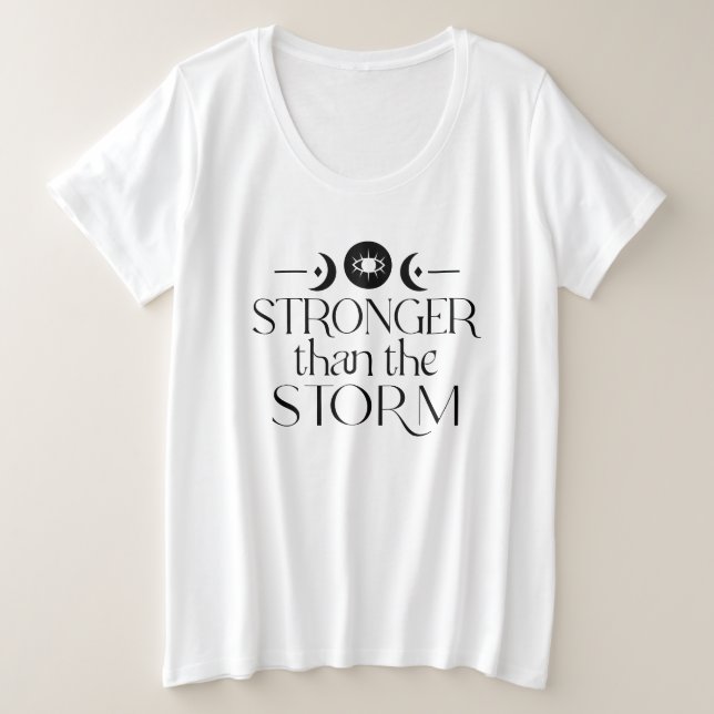 Mais Forte Que A Camisa Espiritual Da Tempestade (Frente do Design)