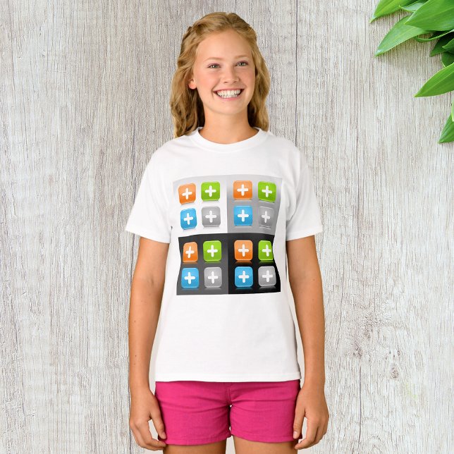 Mais ícones Girls T-Shirt (Criador carregado)