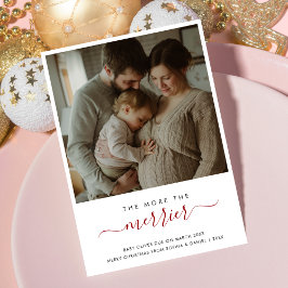 Mais O Anúncio De Foto De Gravidez Merrier