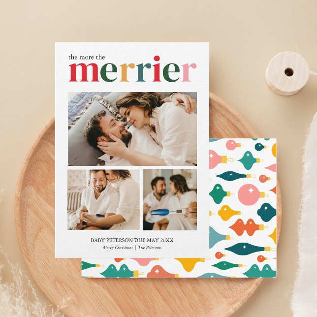 Mais o anúncio de gravidez de Natal mais feliz (Criador carregado)