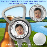 Mais Pai Tee-Riffic  Personalizado Golfer de Fotos<br><div class="desc">A maioria do Pai de Tee-Riffic... Duas das suas coisas favoritas, golfe e seu filho! Agora você pode levar seu filho com você enquanto toca 18 buracos. Surpreenda o Pai e o Golf Lover com estes super fofinhos marcadores personalizados de bola de golfe e acessórios de golfe. Personalize estes marcadores...</div>