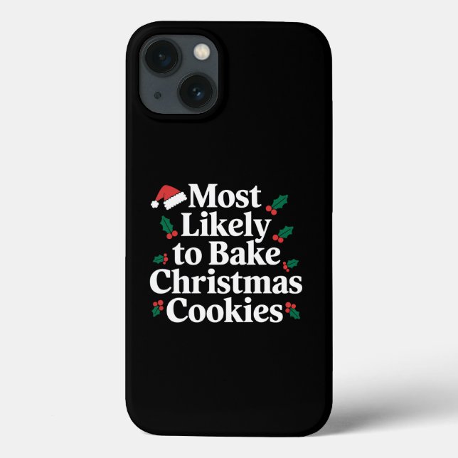 Mais Propenso a Fazer Biscoitos de Natal Família (Verso)