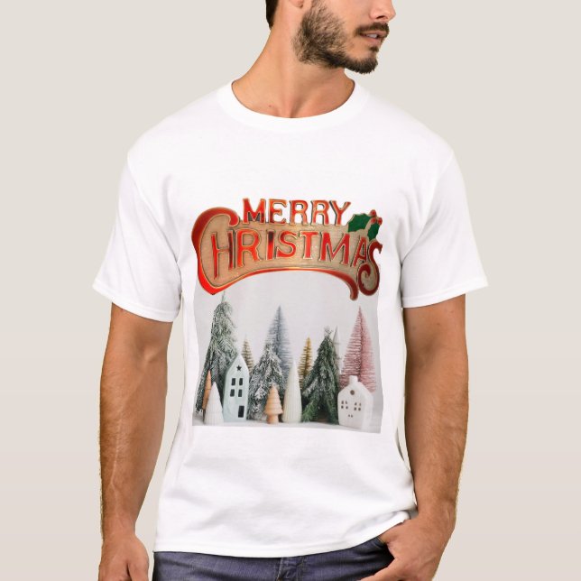Mais propenso a fazer o T-SHIRT de Natal travesso (Frente)