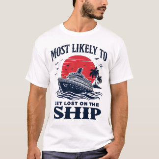 Mais provável de se perder na camiseta de navio