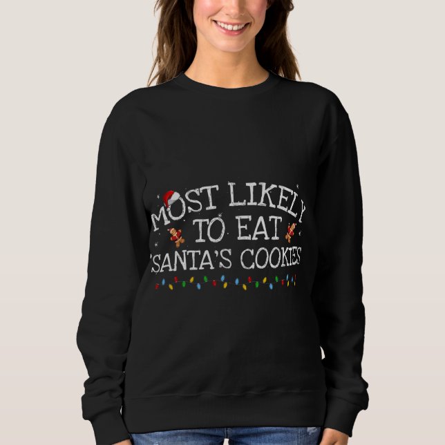 Mais Provável Para Camisas De Natal Gin De Pijama  (Frente)