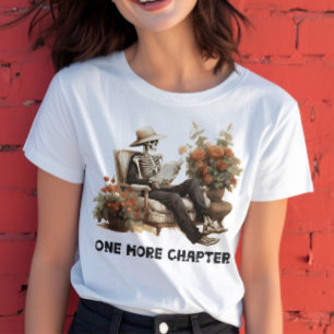 Mais um livro de capítulo Lover Skeleton T-shirt