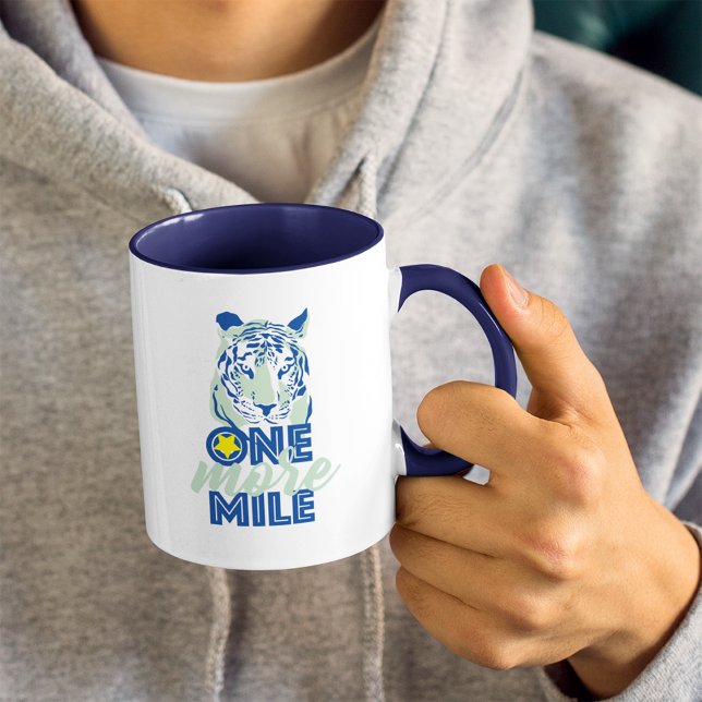 Mais Uma Caneca De Tigre Azul Motivacional (Criador carregado)
