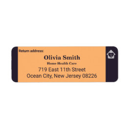 Mais velho Care Endereço personalizado e etiqueta 