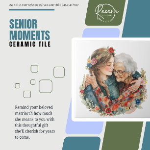 Mais velho Momento Do Dia de as mães / Azulejo De