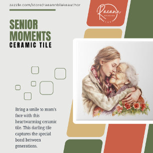 Mais velho Momento Do Dia de as mães / Azulejo De 