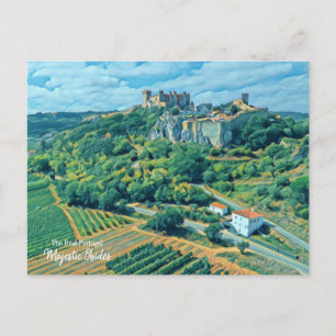 Maiúsculos Obidos - Cartão postal PORTUGAL REAL