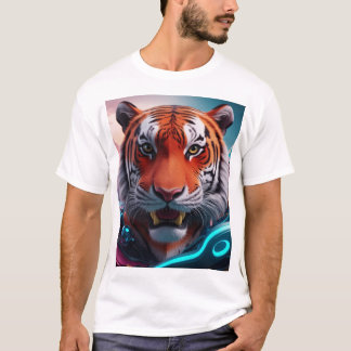 Majestade feroz - T-Shirt 3D Tiger