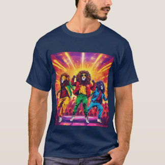 Majestade Mística: Camiseta Energética do Leão Azu