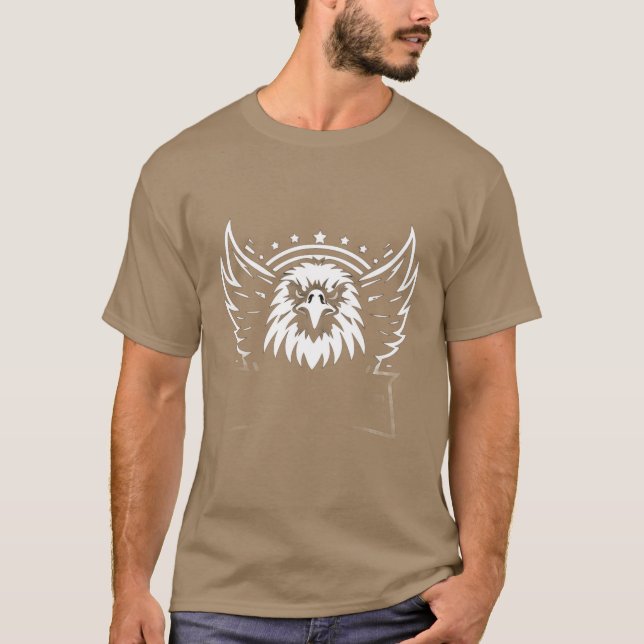 "Majestic Eagle Graphic T-Shirt  (Frente)