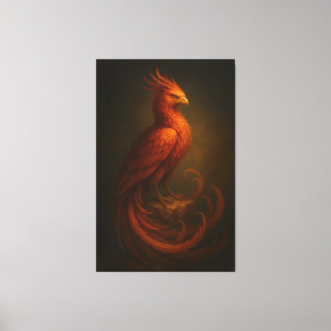 Majestic Phoenix • Fine Art Canvas (Frente)