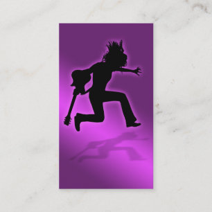 Majestoso cor-de-rosa - cartão de visita