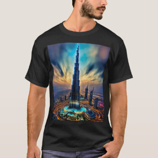 Majexpressa Burj Khalifa - Design do Camisa T de C
