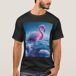 Majexpressa Flamingo no Ártico Wonderland T-Shirt
