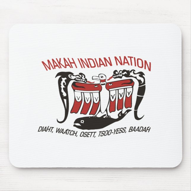 Makah Tribe Flag Mousepad (Frente)