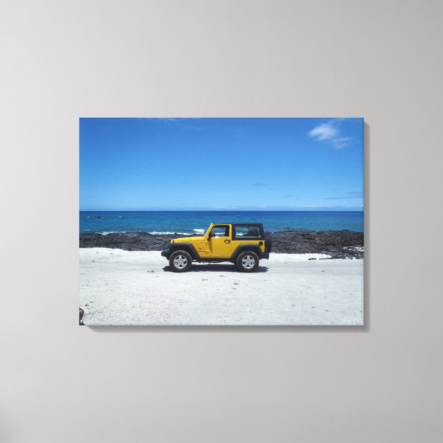 Makalawena Beach Hawaii - canvas de aventura (Frente)