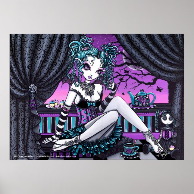 "Makayla" Fada Gótica Poster (Frente)