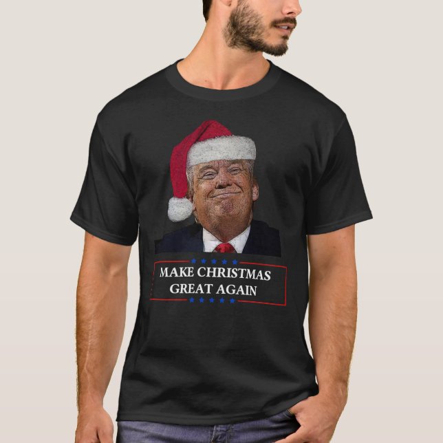 Make Christmas great again funny T-shirt Classic T (Frente)
