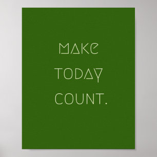 make.hoje.count. POSTER e IMPRESSÕES