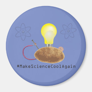 #MakeScienceCoolAgain - Íman redondo de batata