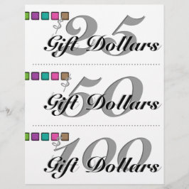 Makeup Artist Gift Certifices Paleta Colorida