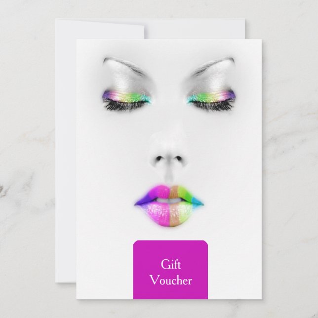 Makeup Artist Gift Voucher (Frente)