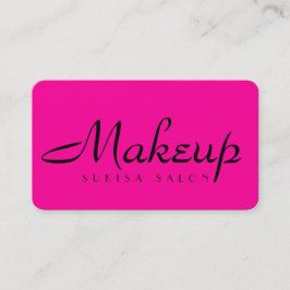 Makeup Artist Hot Pink Cartões de visitas