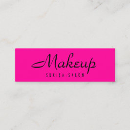 Makeup Artist Hot Pink Skinny Cartões de visitas