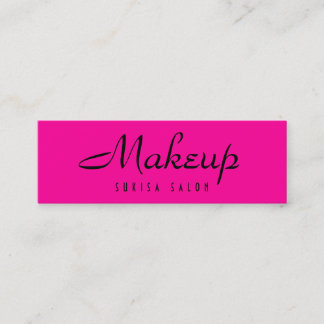 Makeup Artist Hot Pink Skinny Cartões de visitas