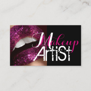 Makeup Artist Salon Cartão de visita