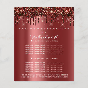 Makeup Beauty Salon Dourado Flyer Spark Drives