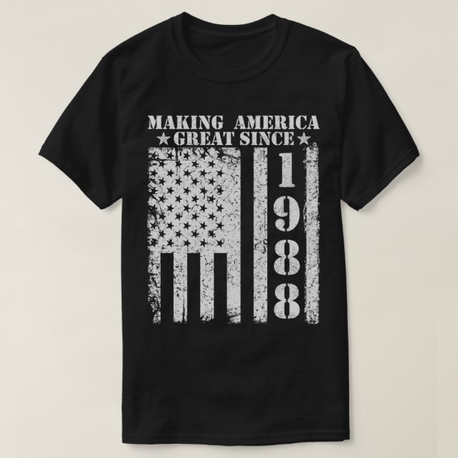 Making America Great Since 1988 Birthday Pullover  (Frente do Design)