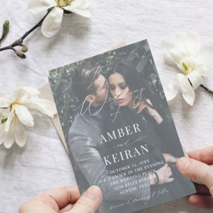 Mal Existem Sombras - Convite Para Casamento Fotog