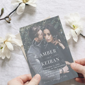 Mal Existem Sombras - Convite Para Casamento Fotog