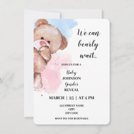 Mal podemos esperar que o gênero revele convite de