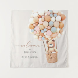 Mal Podemos Esperar! Tapeçaria de Chuveiro de Bebê