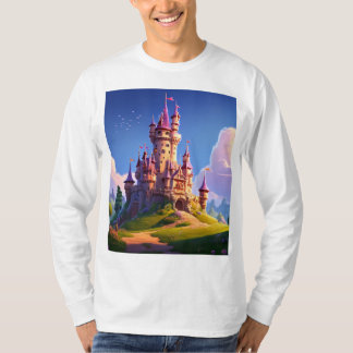 Mala branca e comprida T-shirt unisex