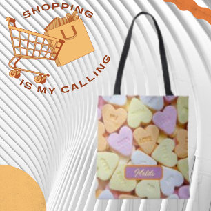 Mala Colorida Minimalista Candies Tote Bag