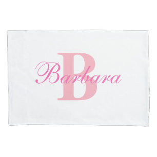 Mala de Travesseiro Personalizada do Monograma Cor