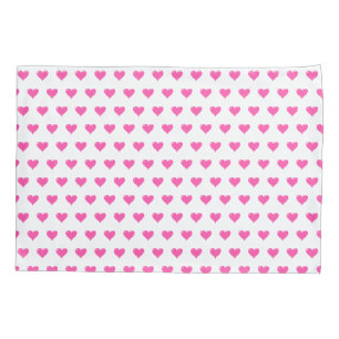 Mala do Travesseiro de Coração Rosa